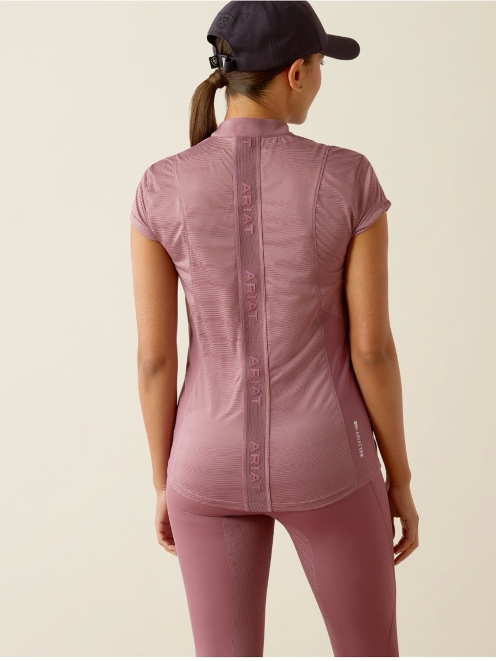 Ariat Women's Breathe Cap Sleeve 1/2 Zip Baselayer